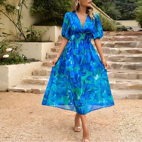 Slimming Gianna Summer Dress - LXNDON