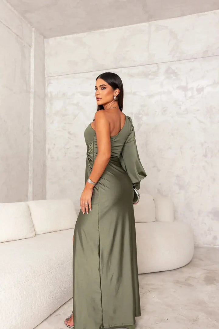 Seraphine One-Shoulder Evening Gown | Elegant Occasion Wear