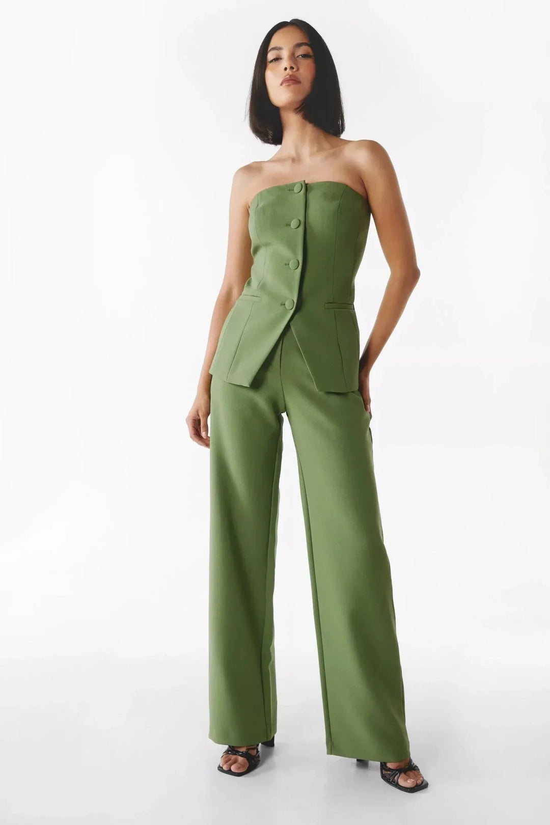Virelle | Strapless Tailored Two - Piece Set - LXNDONSKU_1753277515202_664