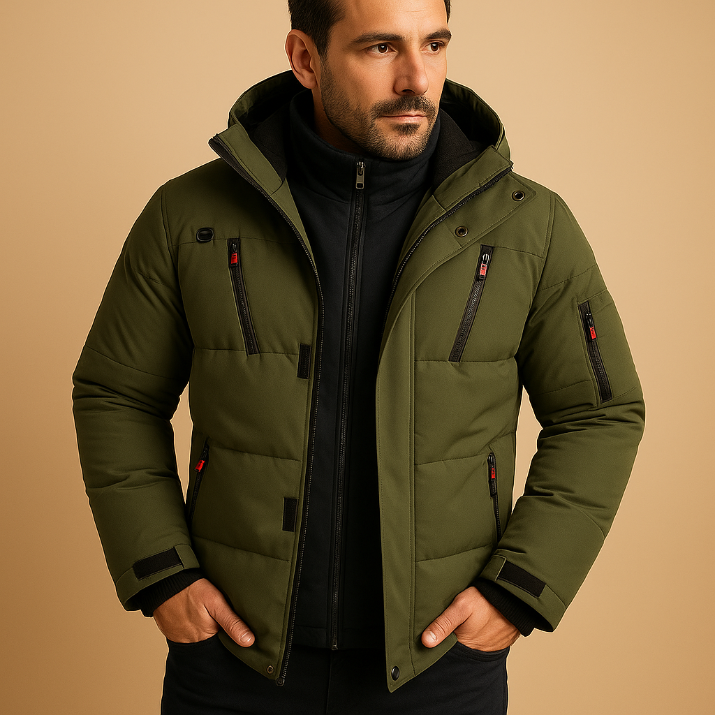 Darian Utility Puffer Jacket | Men’s Performance Winter Layer