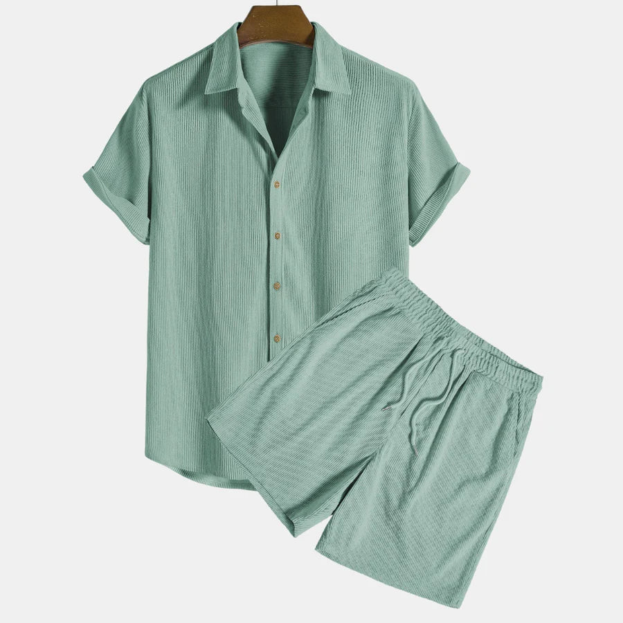 Zachary | Elegant Corduroy Trouser Set - LXNDON