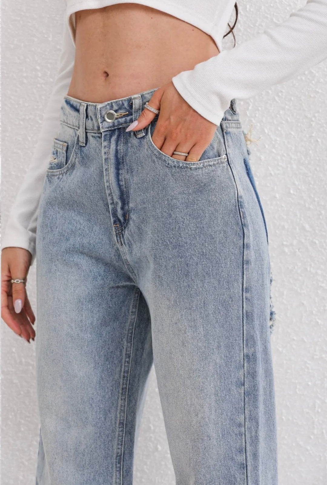 Zivah Wide-Leg Denim | Relaxed High-Waist Jeans